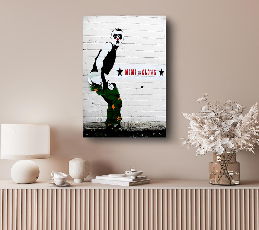 Picture of Clown Canvas Print Wall Art