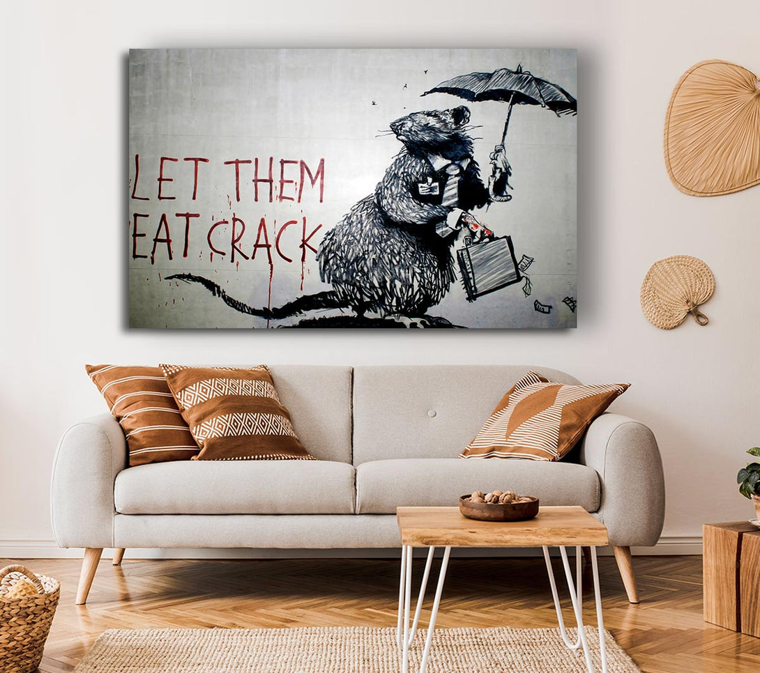 Picture of Let Them Eat Crack Canvas Print Wall Art