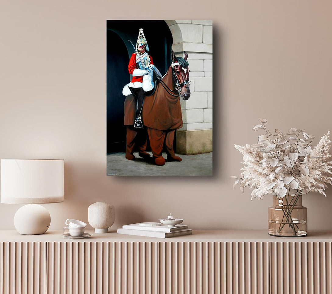 Picture of The Queens Guards Canvas Print Wall Art