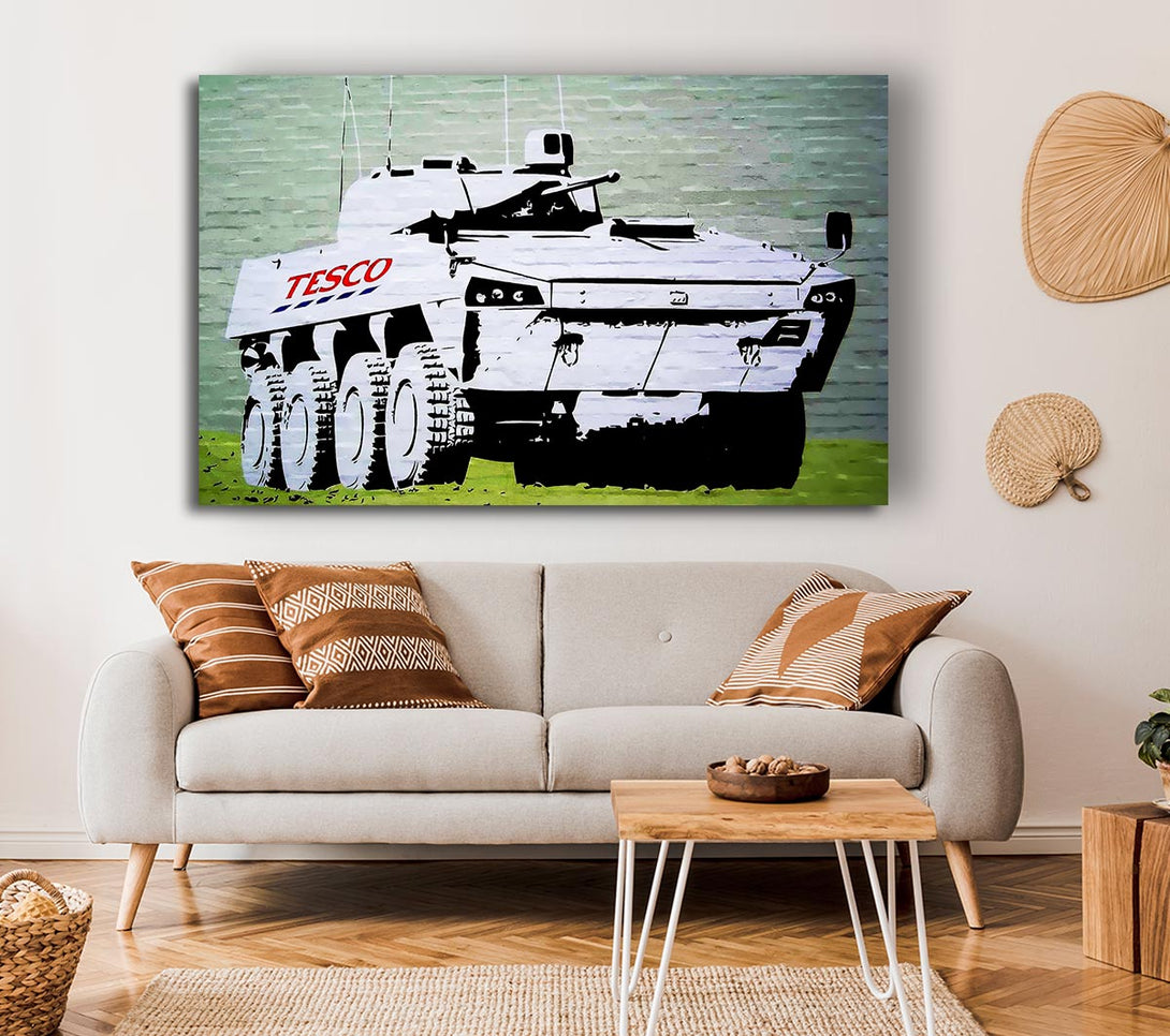 Picture of Tesco Army Canvas Print Wall Art