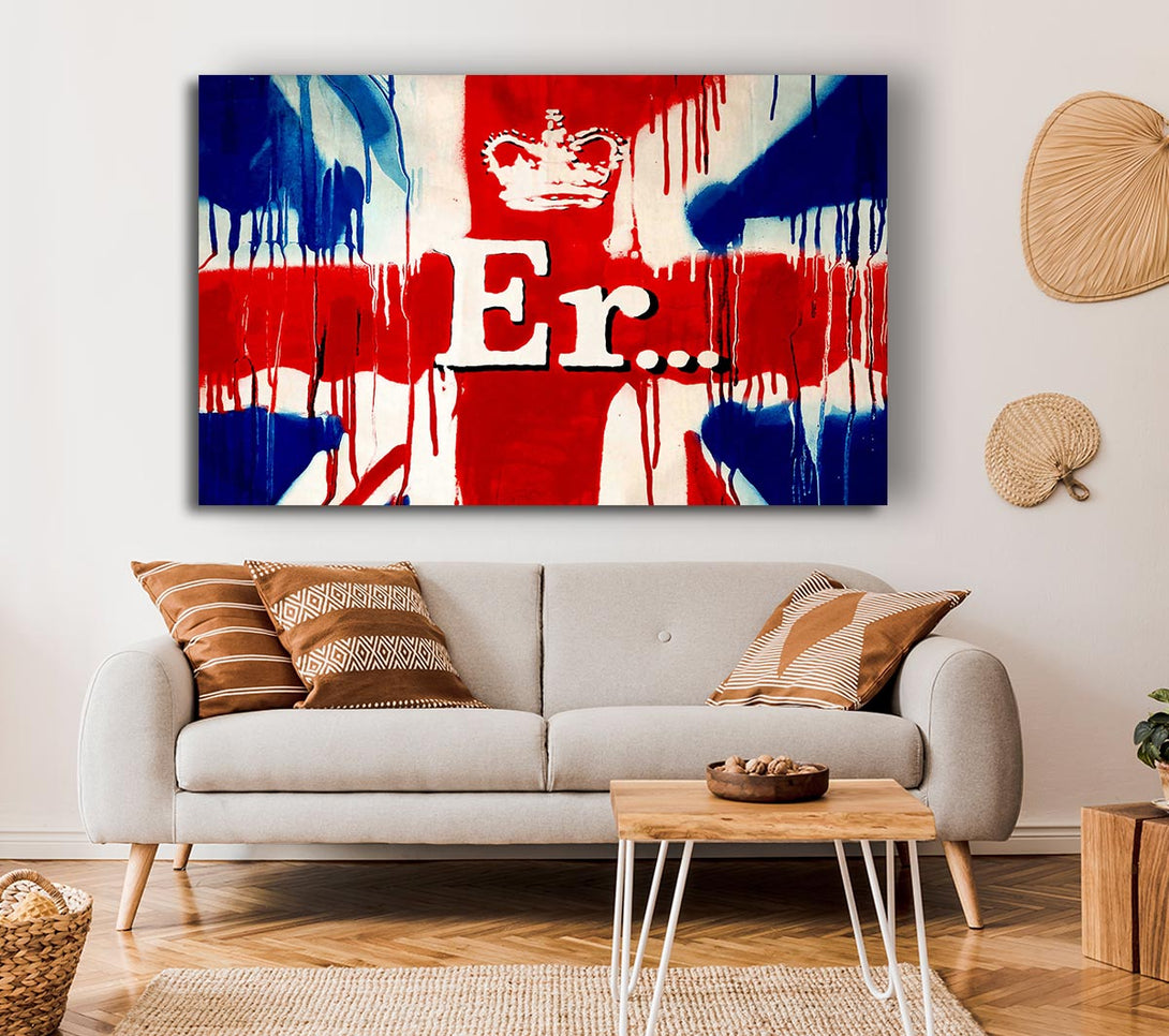 Picture of Er Flag Canvas Print Wall Art