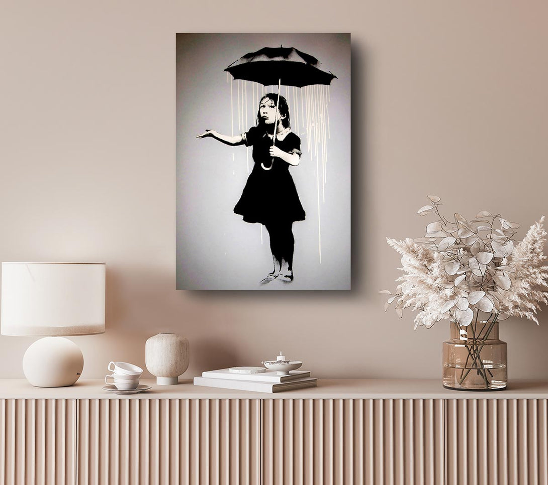 Picture of Liquid Rain Canvas Print Wall Art