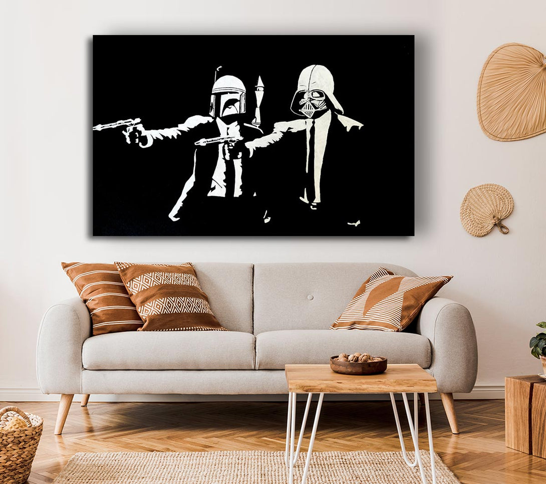 Picture of Star Wars Pulp Fiction Canvas Print Wall Art