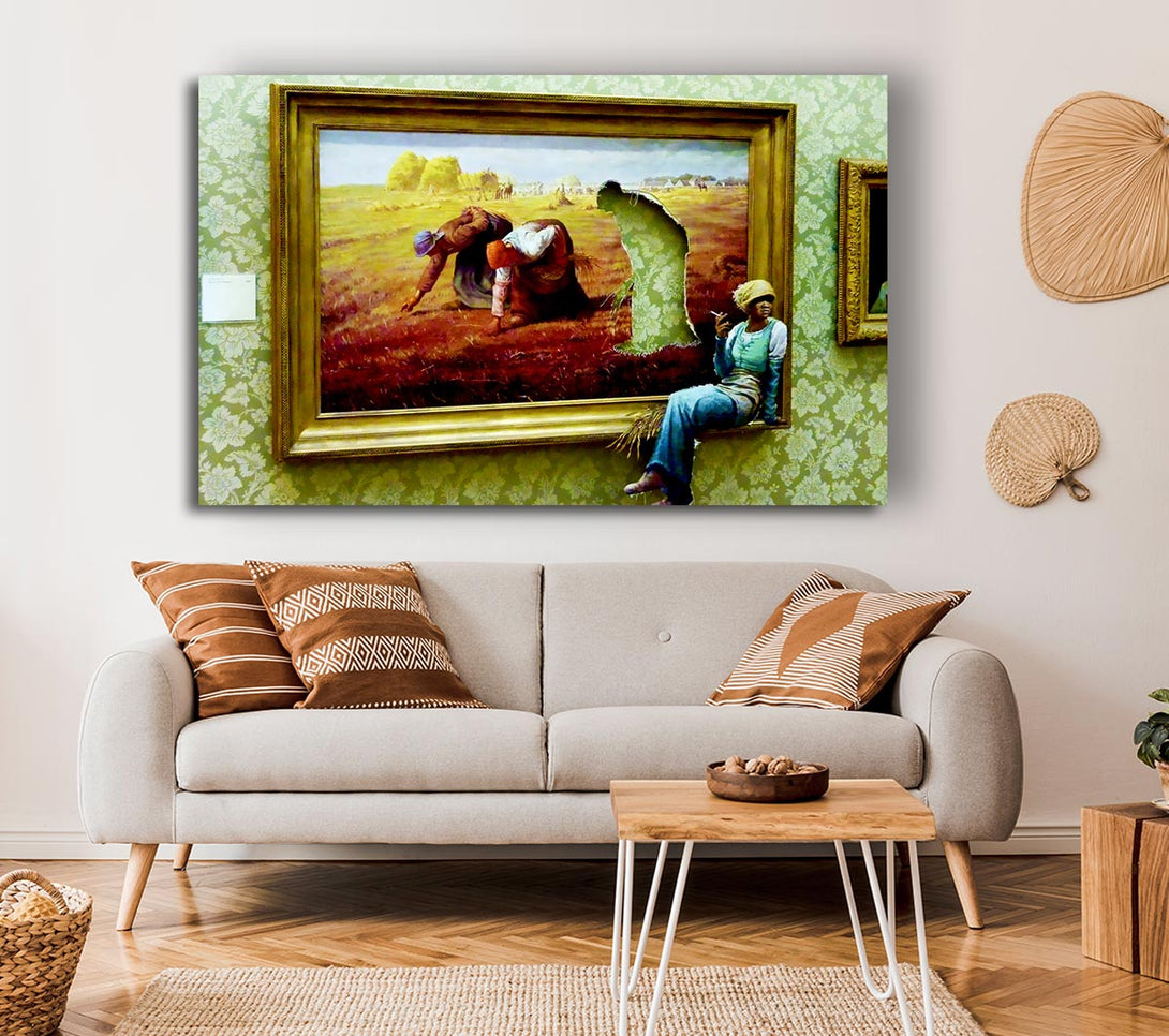 Picture of Taking A Break Canvas Print Wall Art