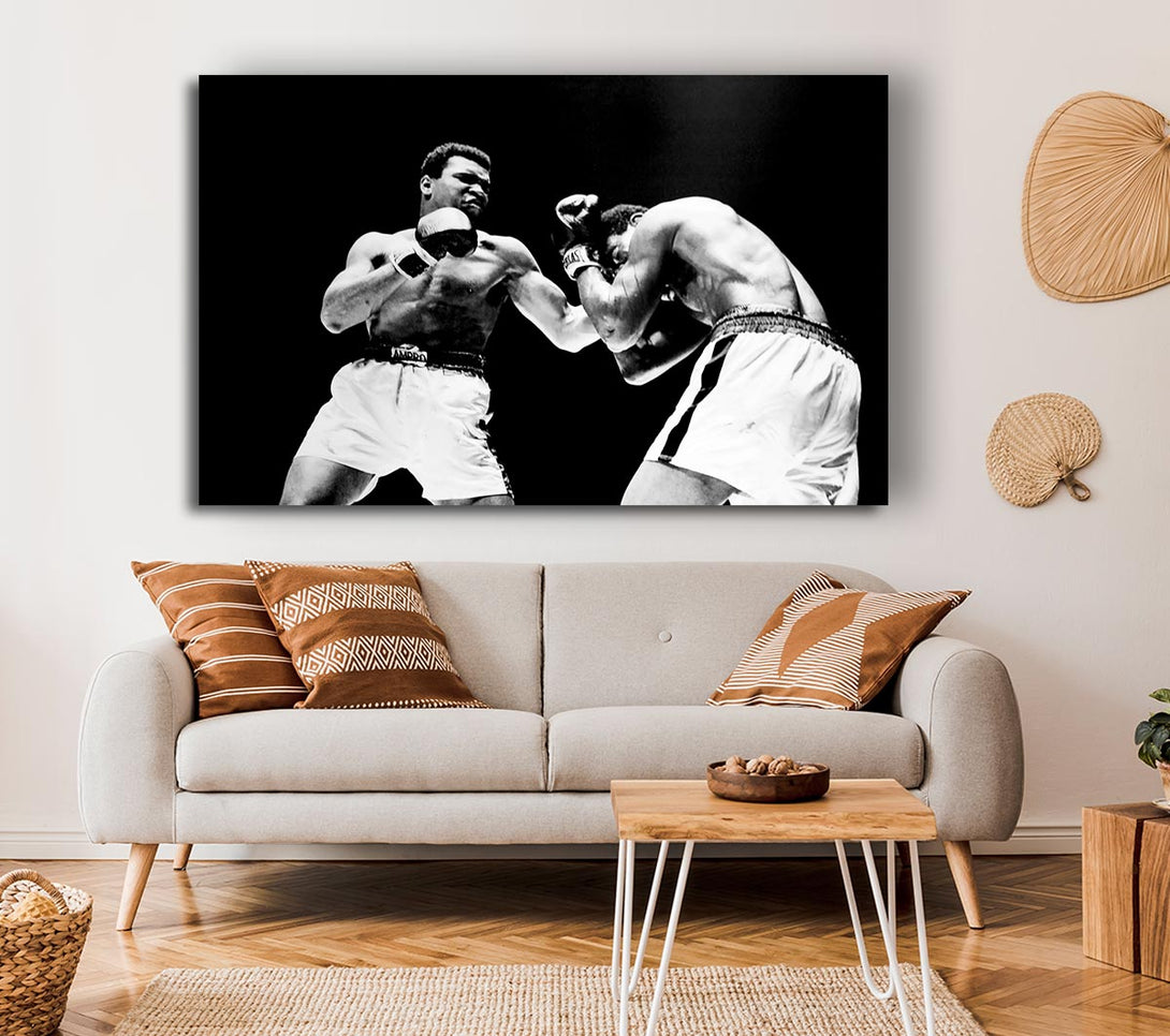 Picture of Muhammad Ali Fist Of Power Canvas Print Wall Art