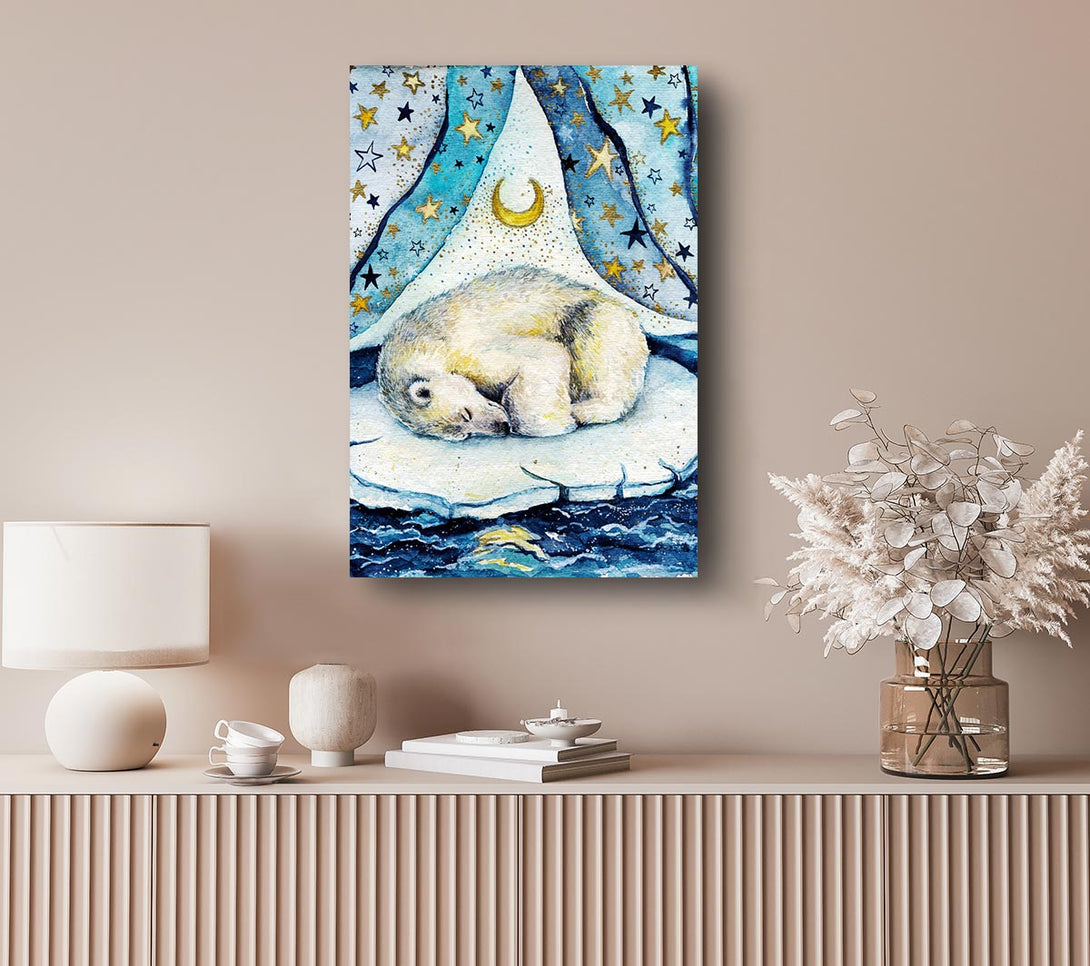 Picture of Polar Bear Dream Canvas Print Wall Art