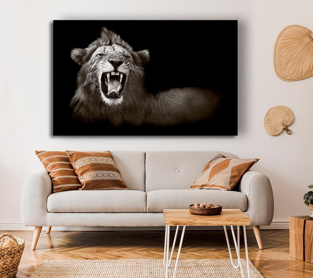 Picture of Lion Roar Canvas Print Wall Art