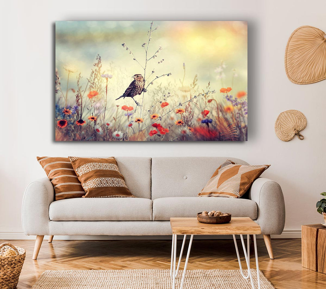 Picture of Bird in Paradise Canvas Print Wall Art