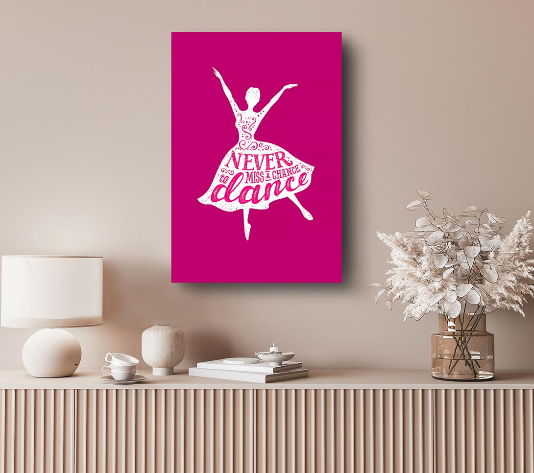 Picture of Never Miss A Chance To Dance 2 Canvas Print Wall Art