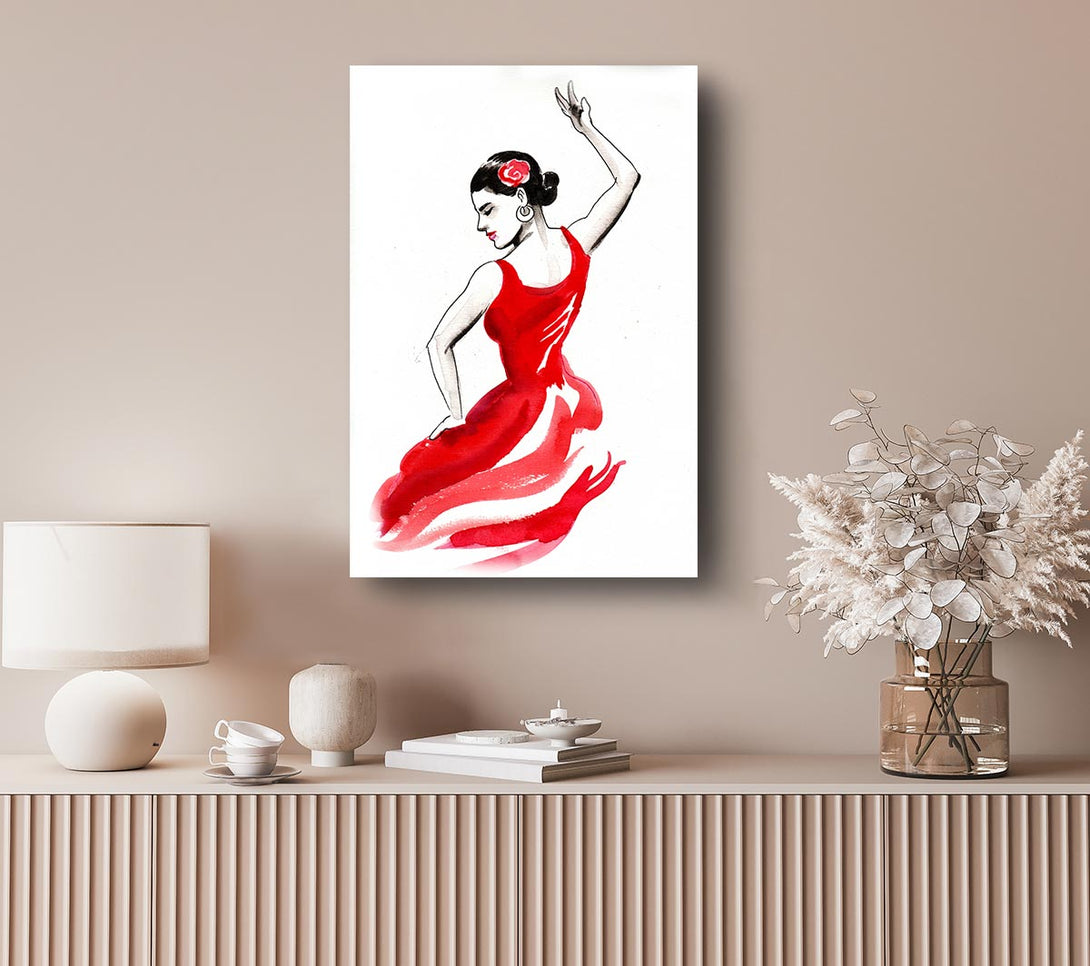 Picture of Flamenco 17 Canvas Print Wall Art