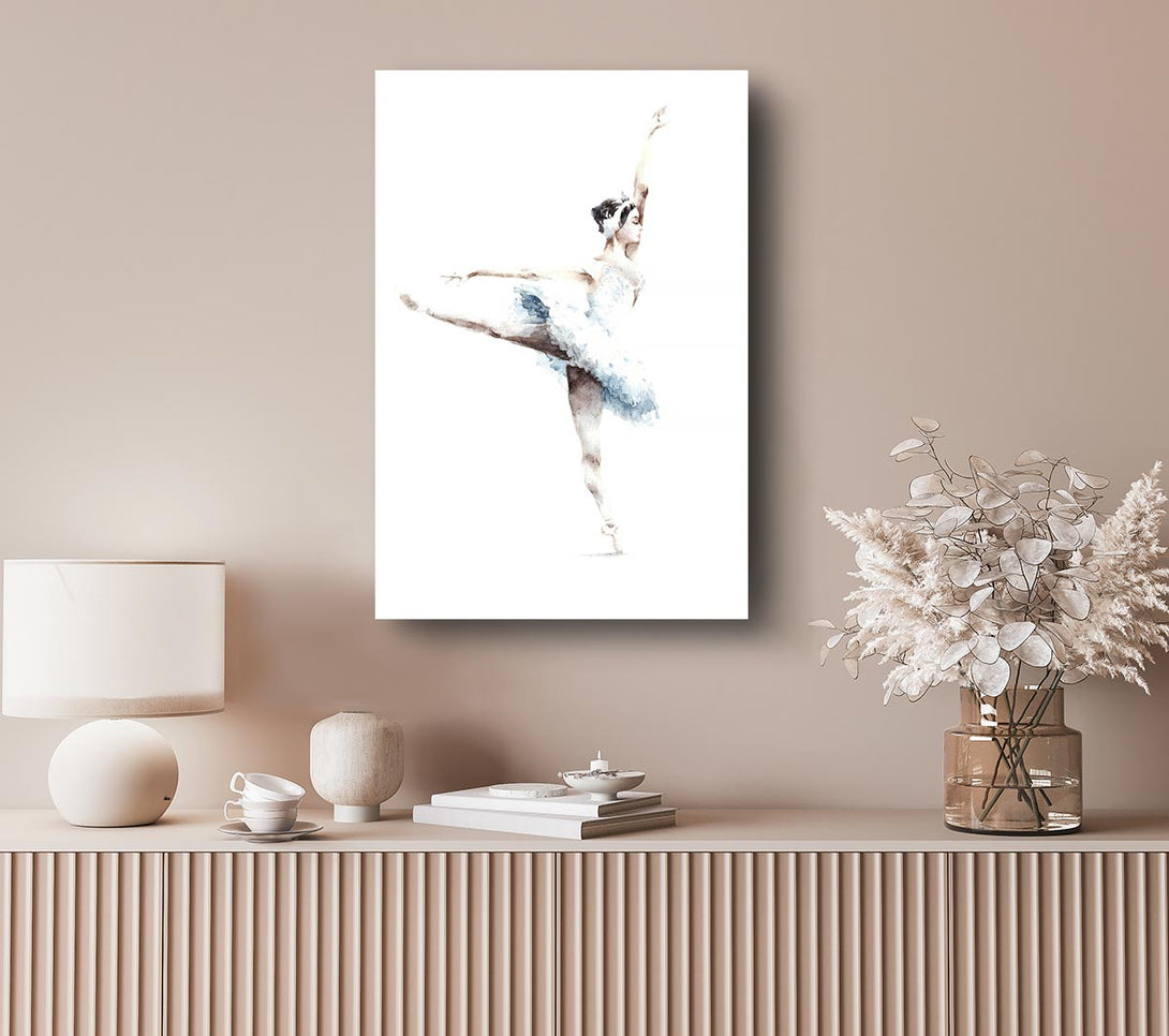 Picture of White Ballerina 4 Canvas Print Wall Art