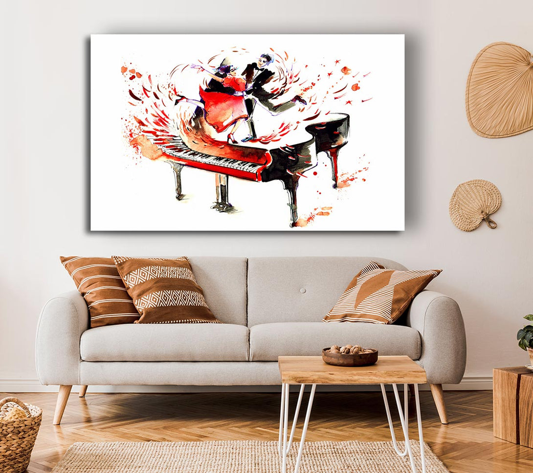 Picture of Music The Dance Of Live Canvas Print Wall Art