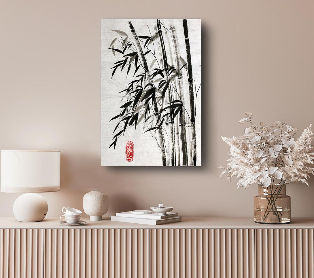 Picture of Chinese Bamboo 2 Canvas Print Wall Art