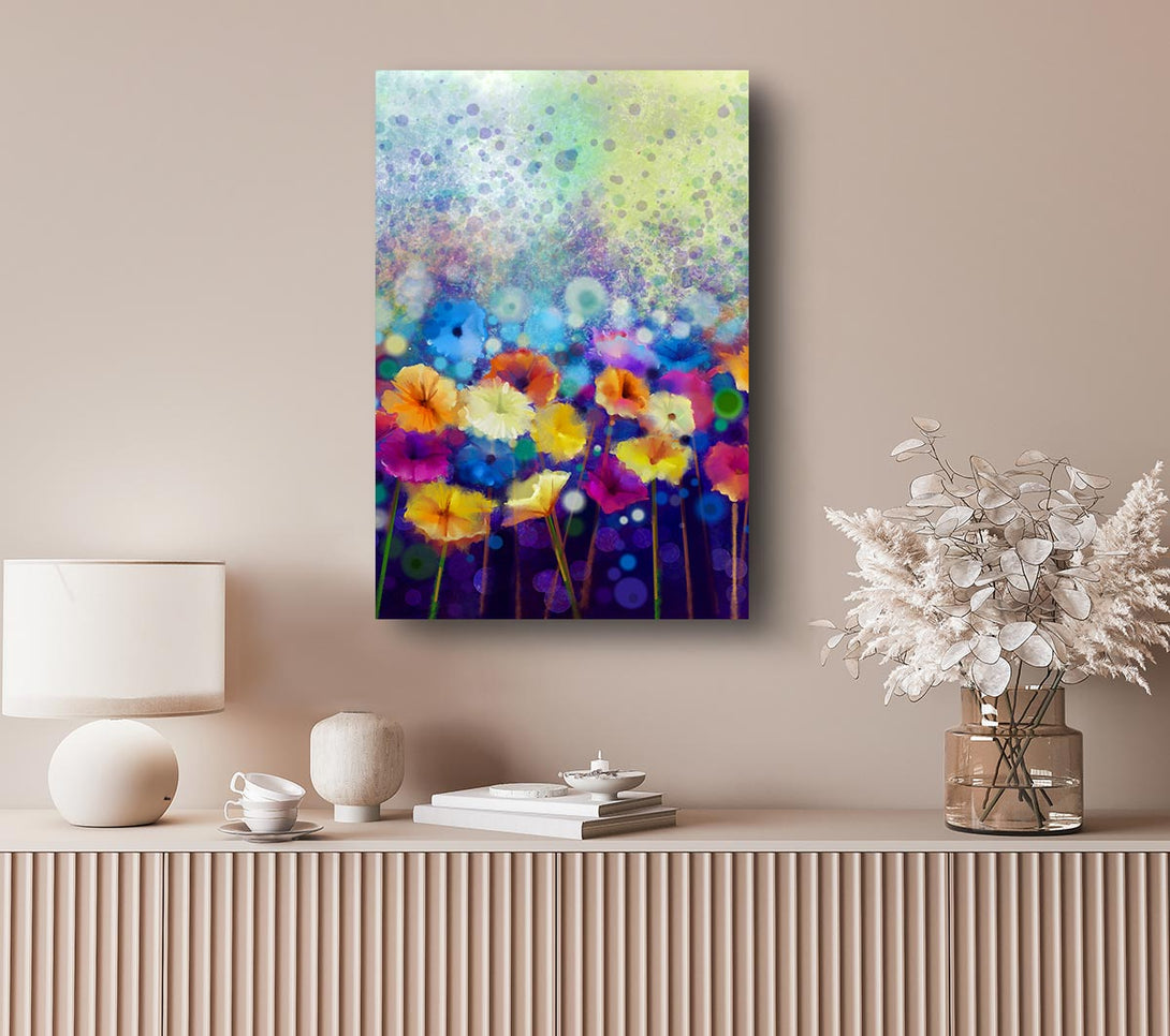 Picture of Eye Of The Petals Canvas Print Wall Art