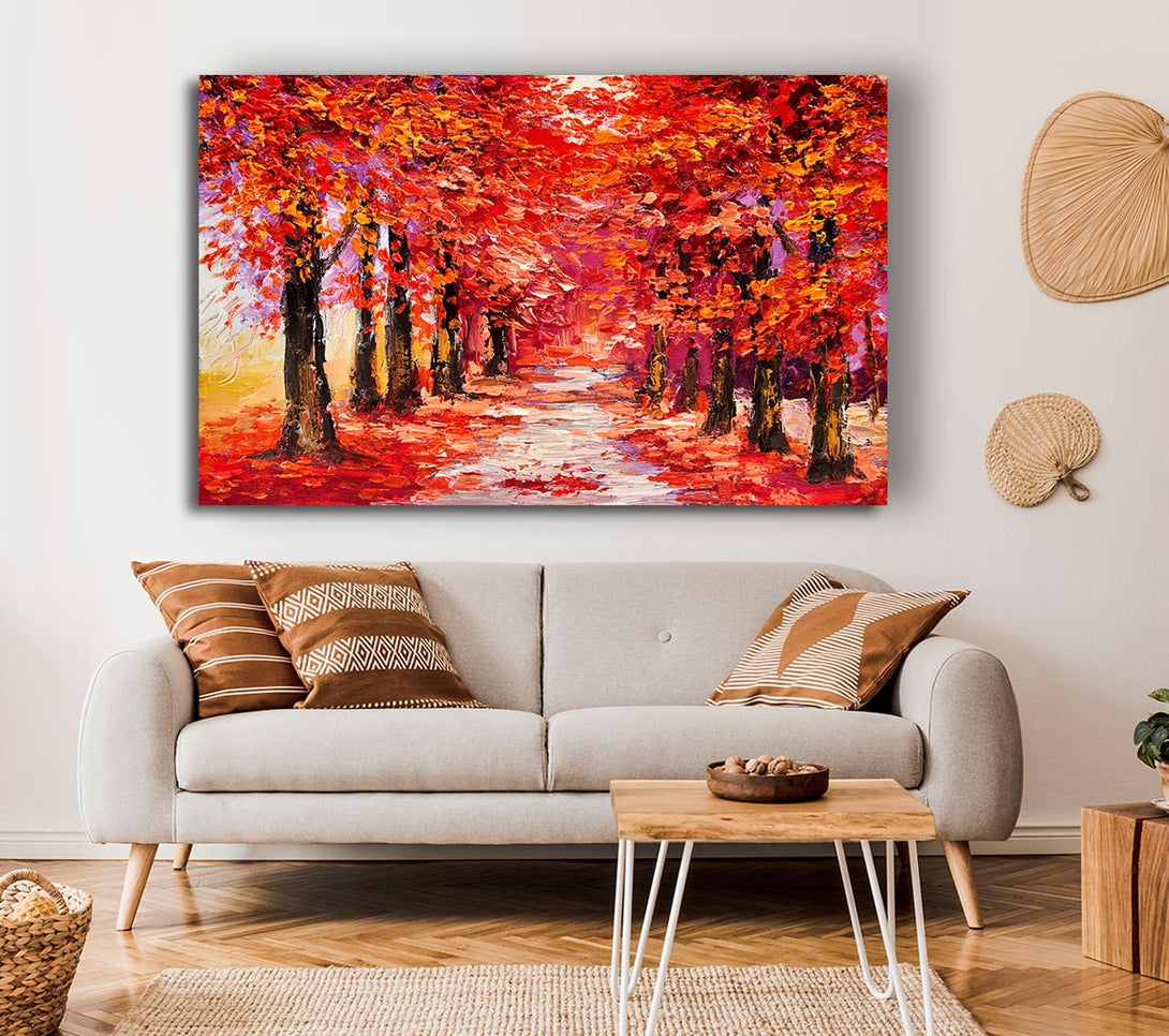 Picture of Red Delight Canvas Print Wall Art