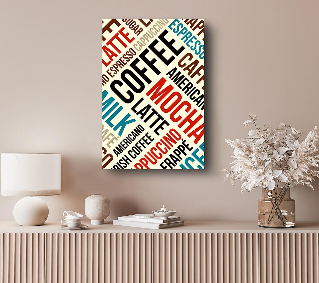 Picture of Coffee Heaven Canvas Print Wall Art