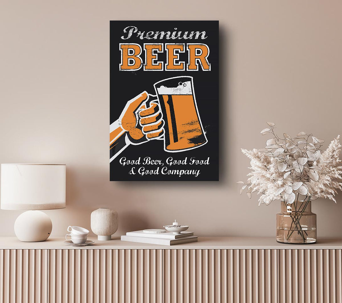 Picture of Beer Time 4 Canvas Print Wall Art