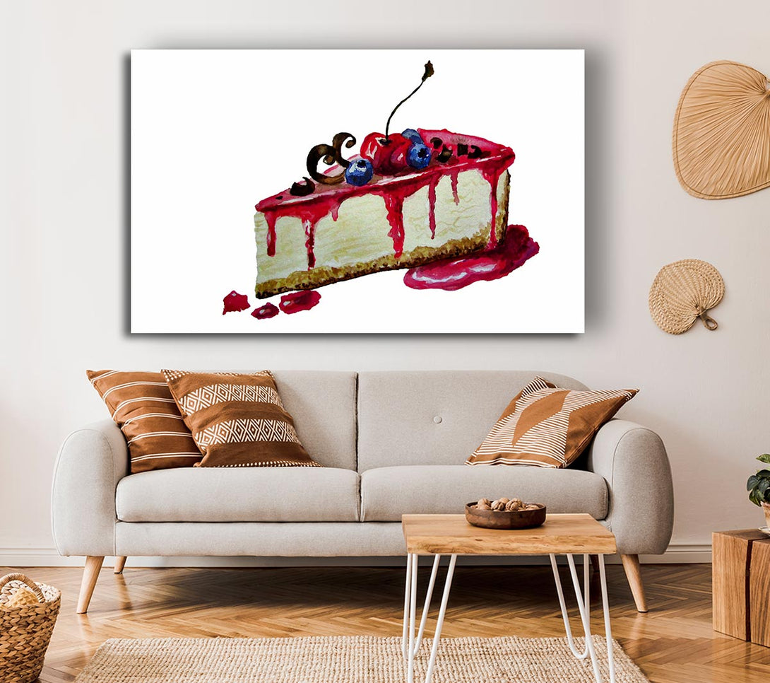 Picture of Cheesecake Delight Canvas Print Wall Art