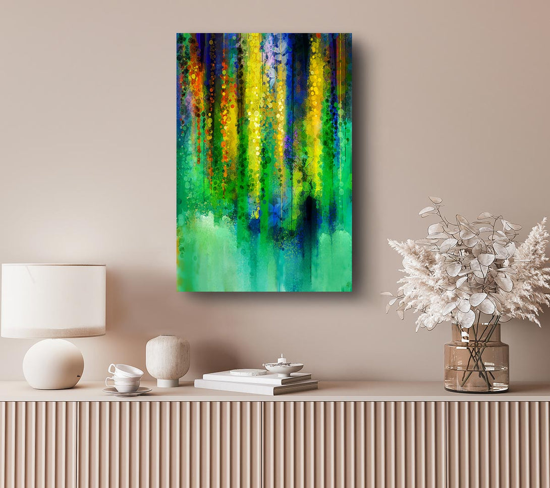 Picture of Abstract Willow Tree Canvas Print Wall Art