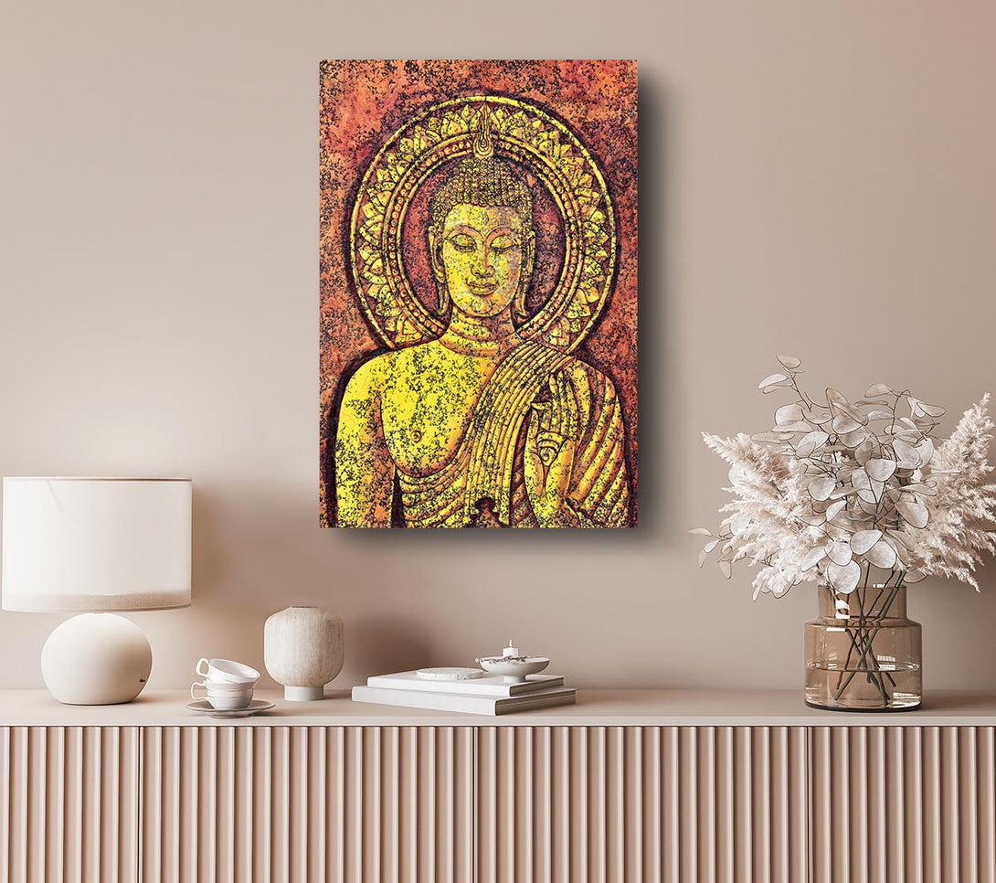 Picture of Golden Buddha 1 Canvas Print Wall Art