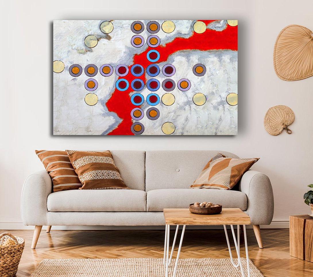 Picture of Join The Dots Canvas Print Wall Art