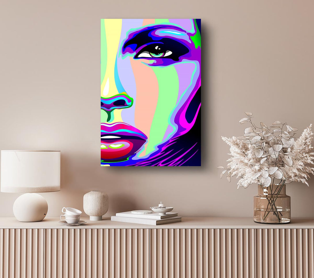 Picture of Futuristic Woman Canvas Print Wall Art