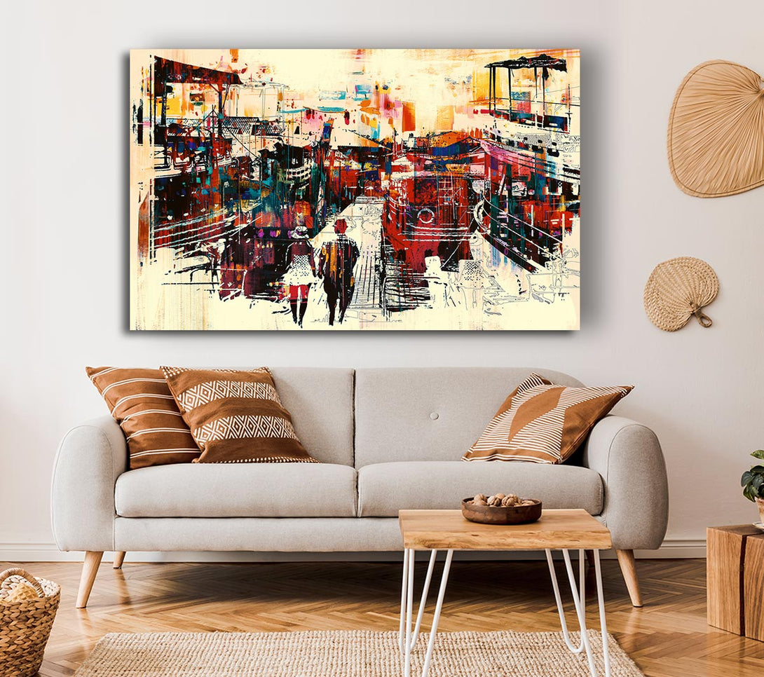 Picture of Adventure In The City Canvas Print Wall Art