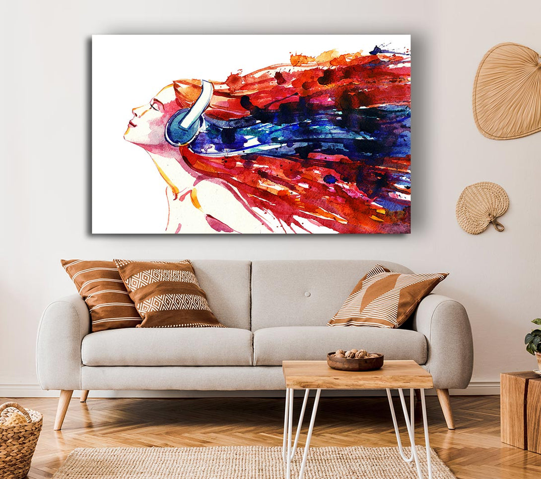 Picture of Music Moves Me Canvas Print Wall Art