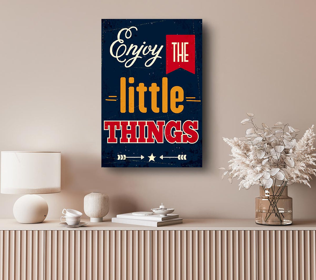 Picture of Enjoy The Little Things 1 Canvas Print Wall Art