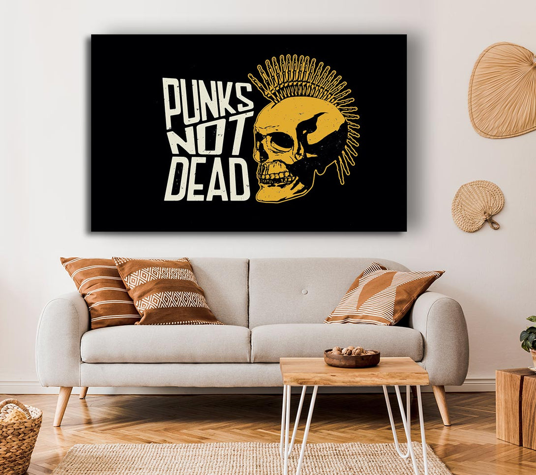 Picture of Punks Not Dead 1 Canvas Print Wall Art