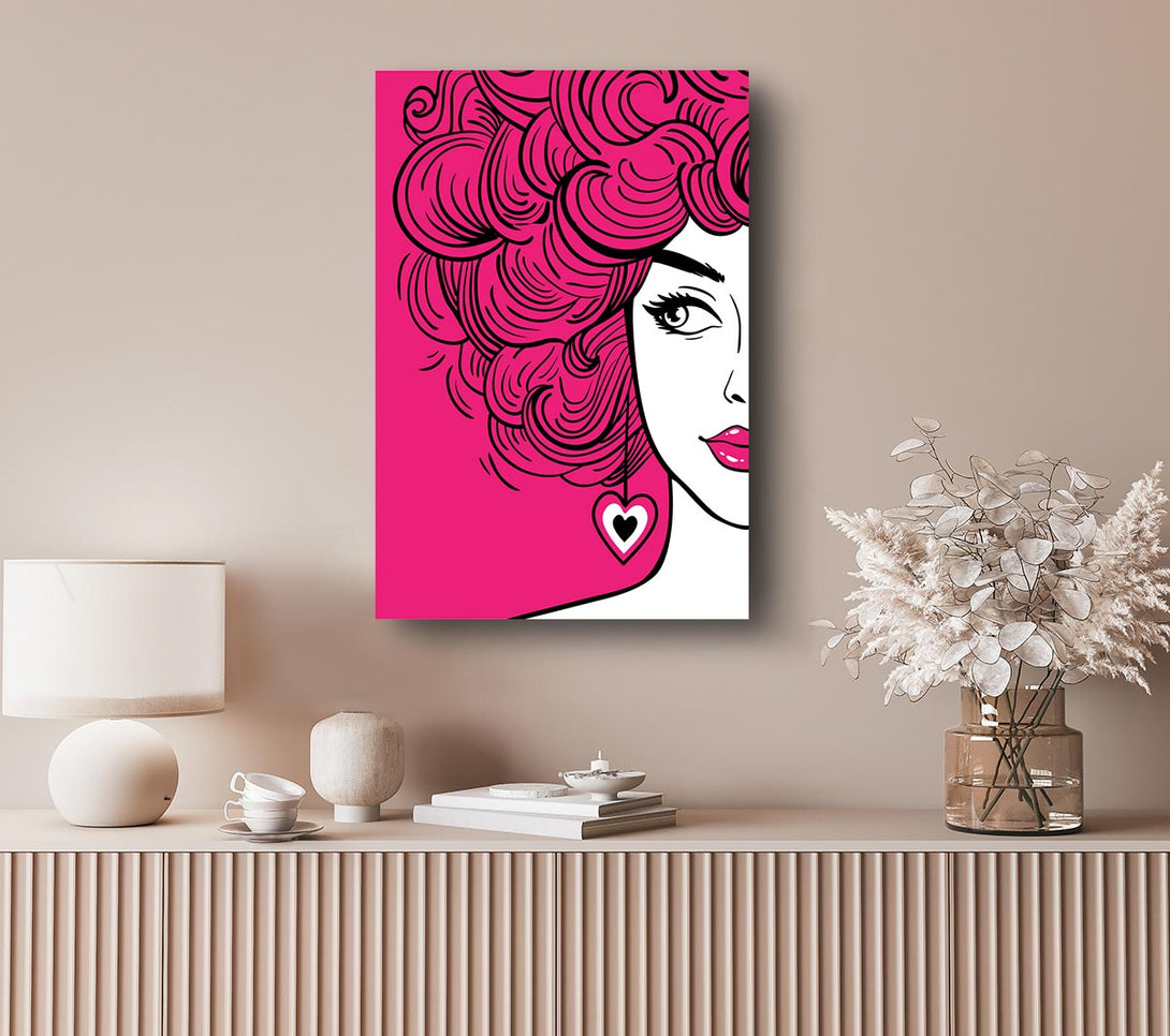 Picture of I Believe In Pink Canvas Print Wall Art