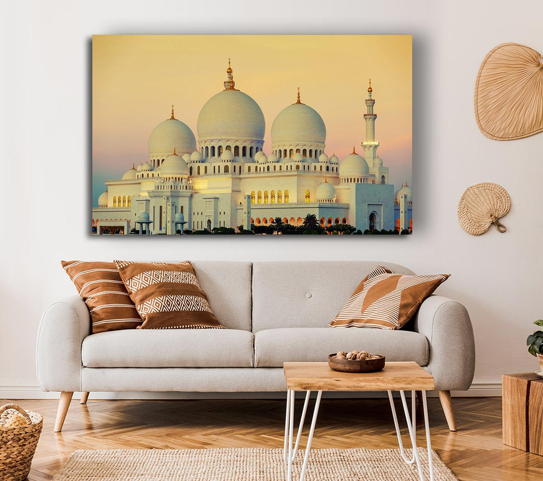 Picture of Temple Palace Canvas Print Wall Art