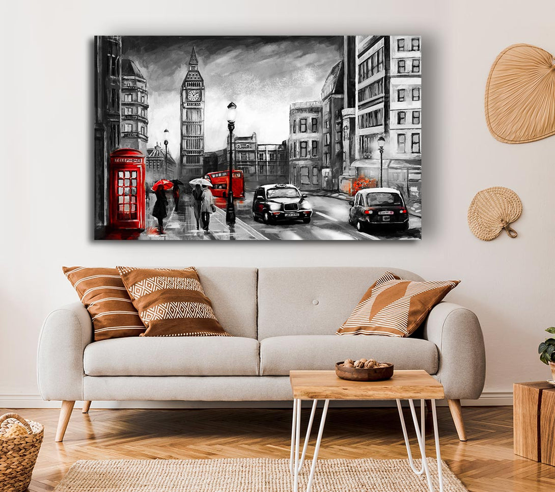 Picture of Iconic London Streets Canvas Print Wall Art