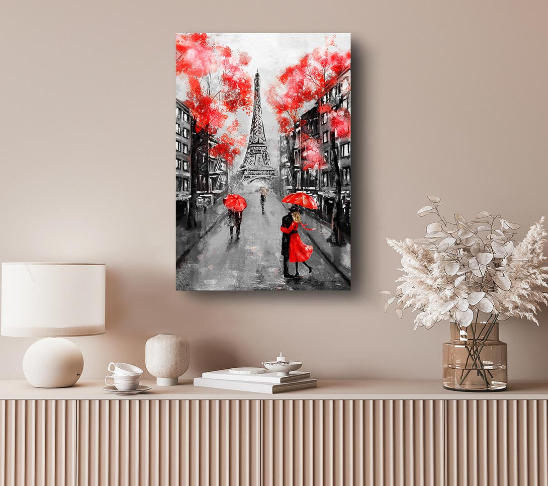 Picture of Eiffel Tower Streets 17 Canvas Print Wall Art