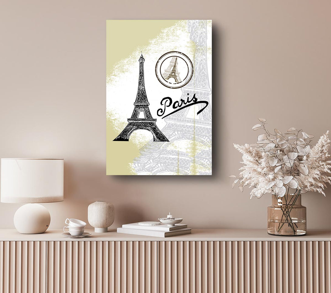 Picture of Eiffel Tower Canvas Print Wall Art