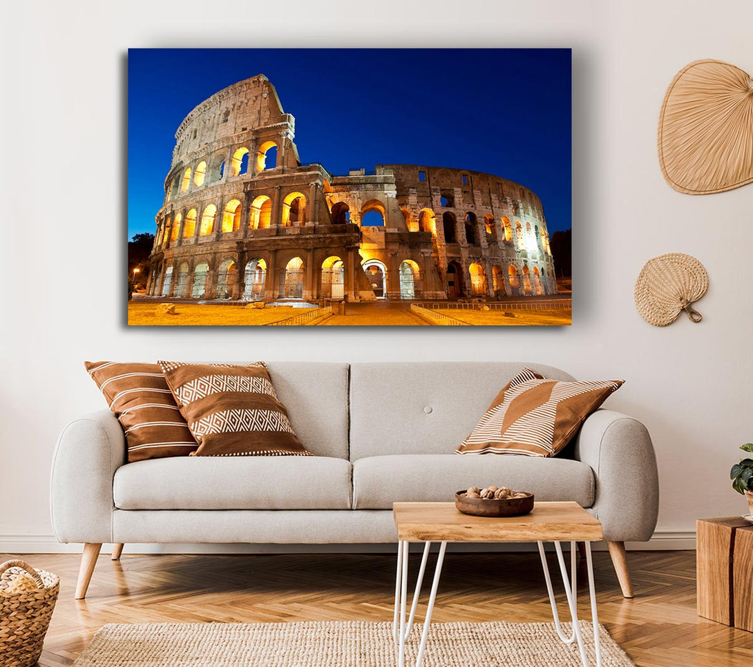 Picture of Colosseum Under The Twilight Canvas Print Wall Art