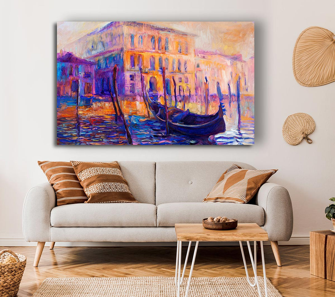 Picture of Lonesome Gondola Canvas Print Wall Art