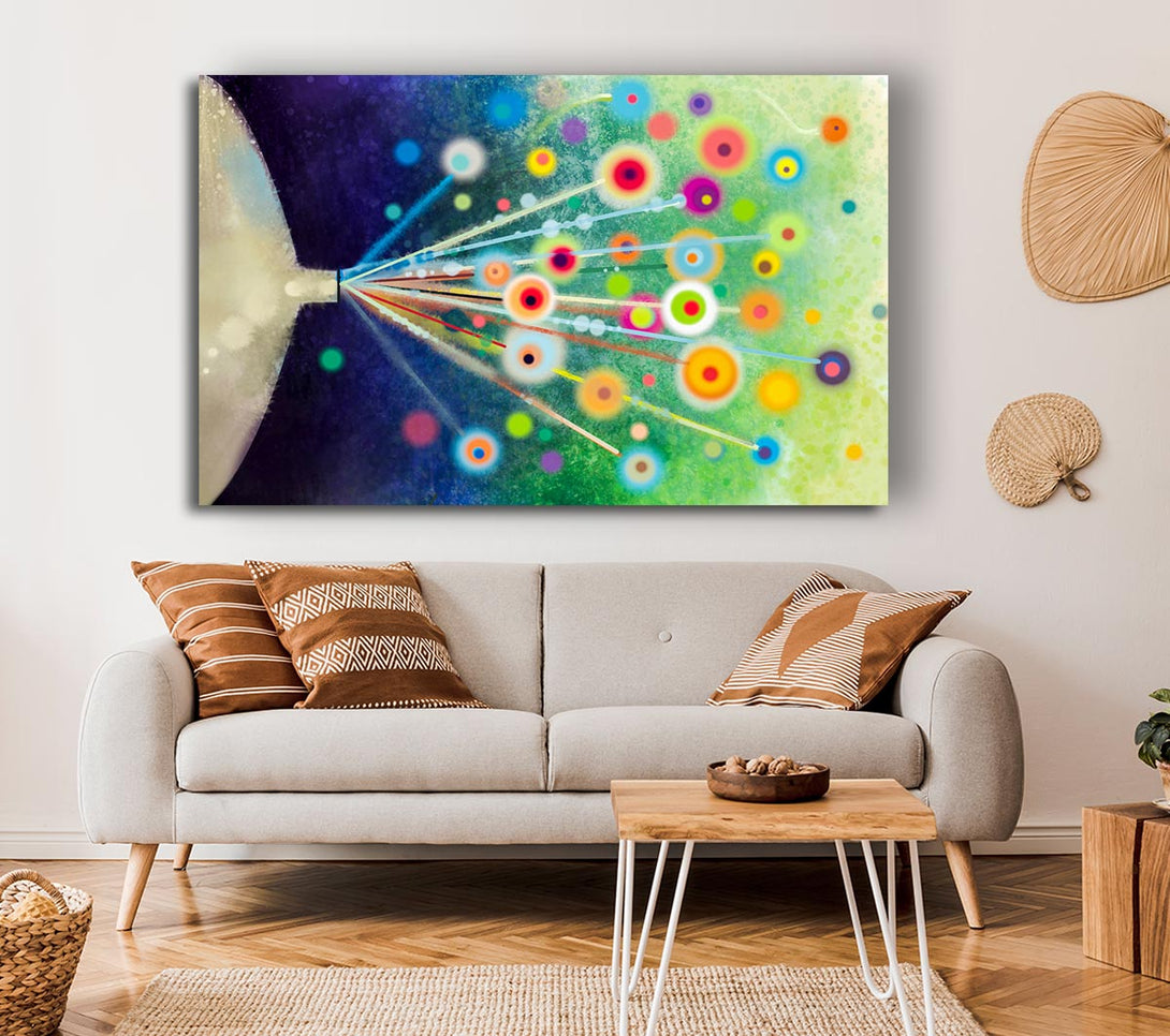 Picture of Energy Flowers Canvas Print Wall Art