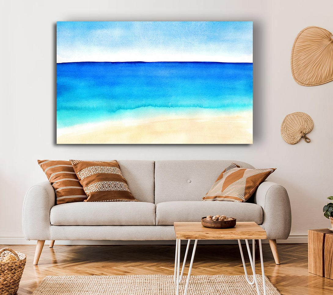 Picture of Ocean Blues Canvas Print Wall Art