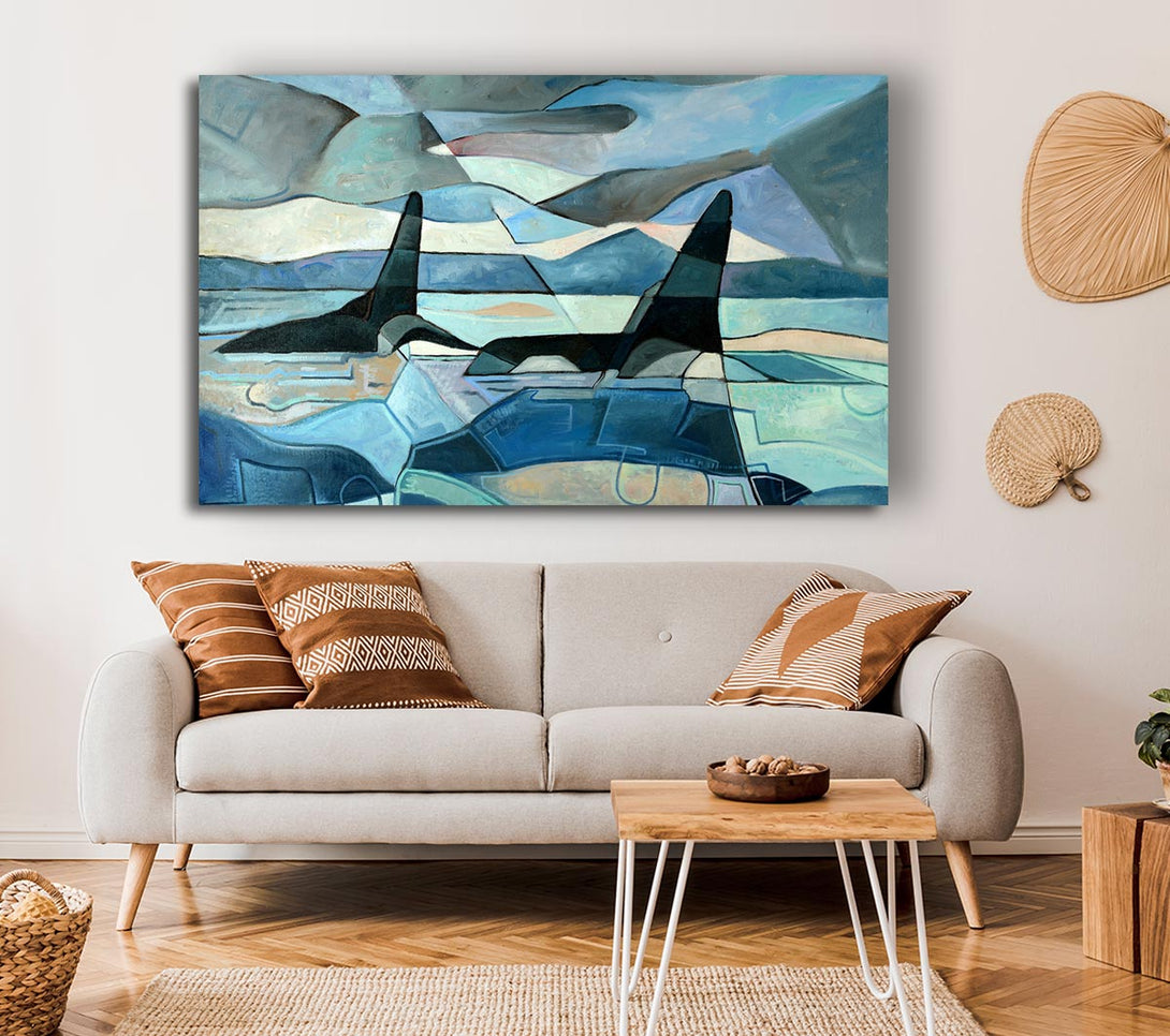 Picture of Whale Sail Canvas Print Wall Art