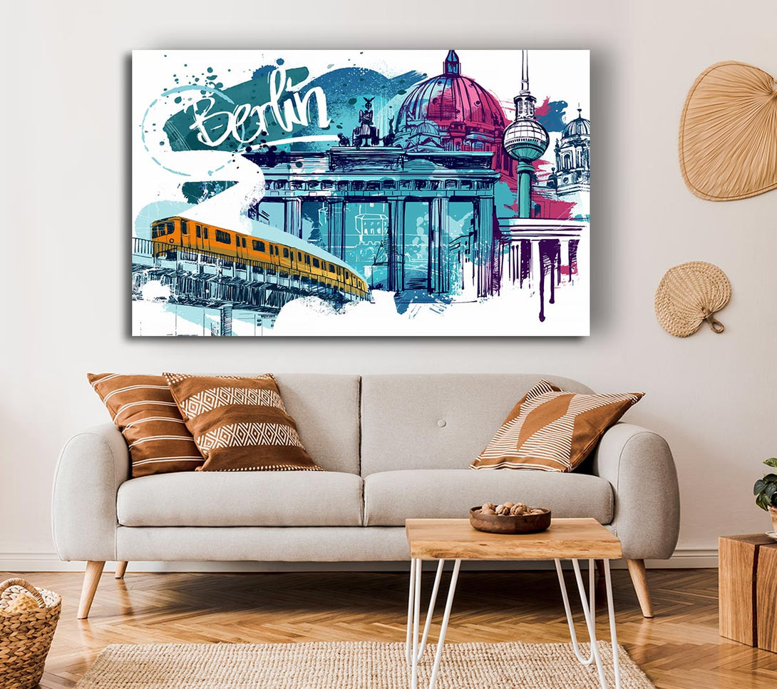 Picture of Berlin Canvas Print Wall Art