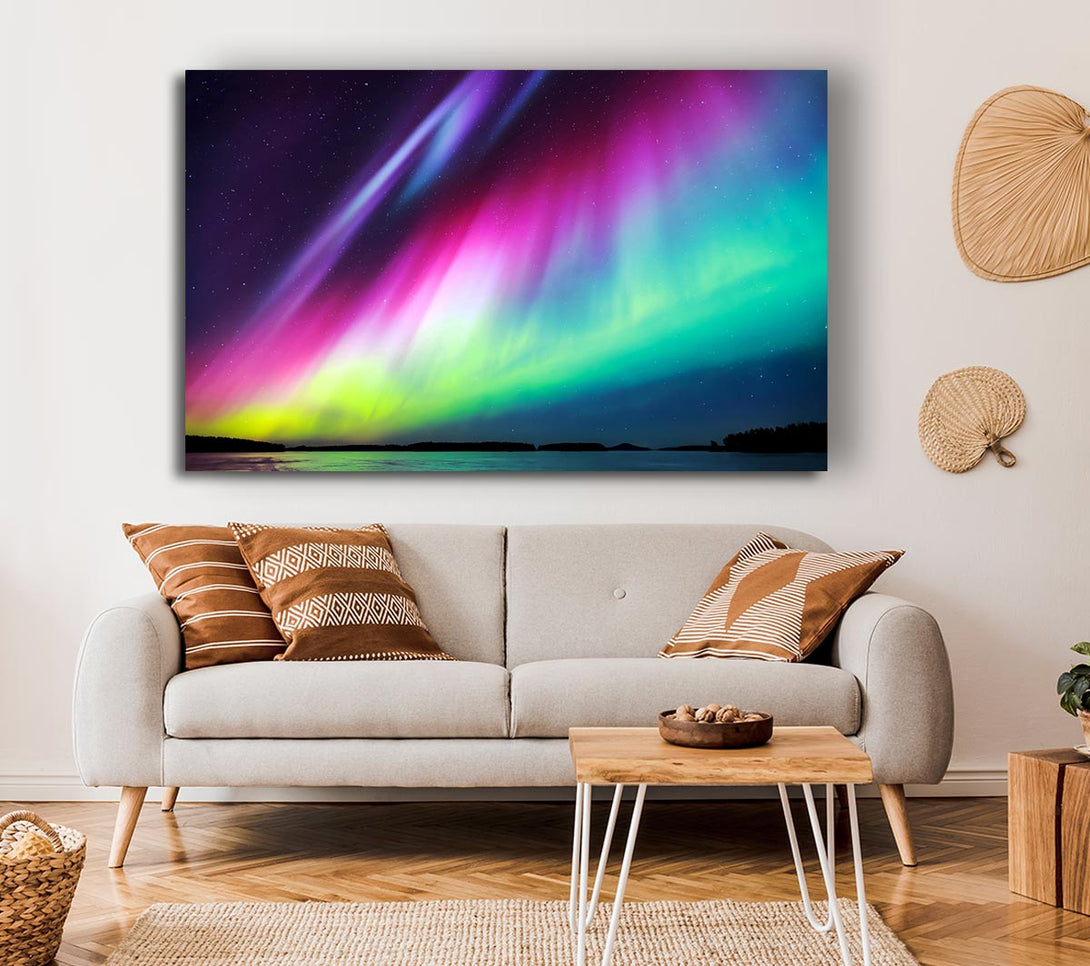 Picture of Northern Light Display Canvas Print Wall Art