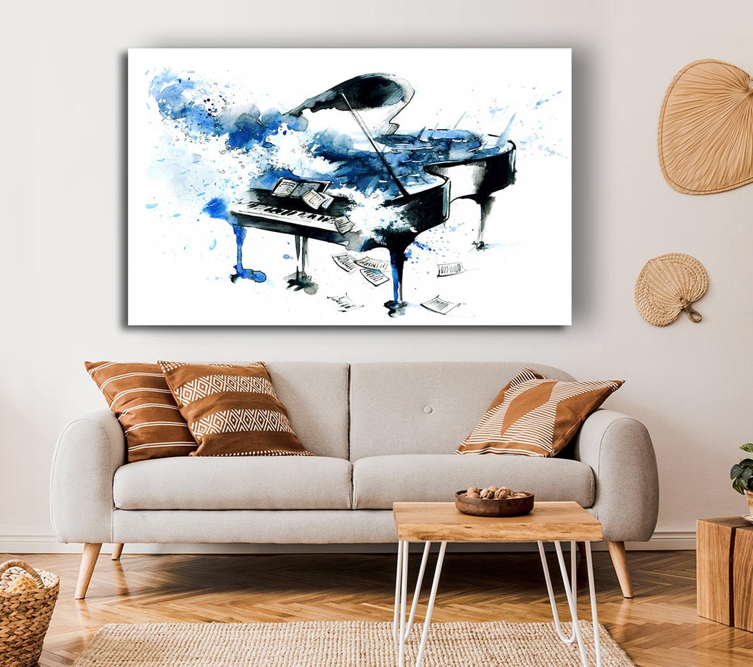 Picture of Piano Blues Canvas Print Wall Art