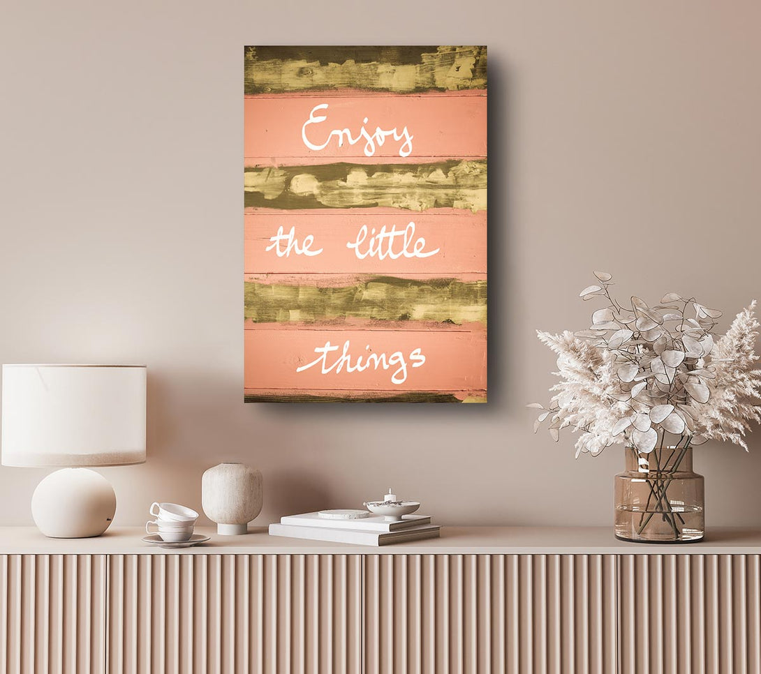 Picture of Enjoy The Little Things 3 Canvas Print Wall Art