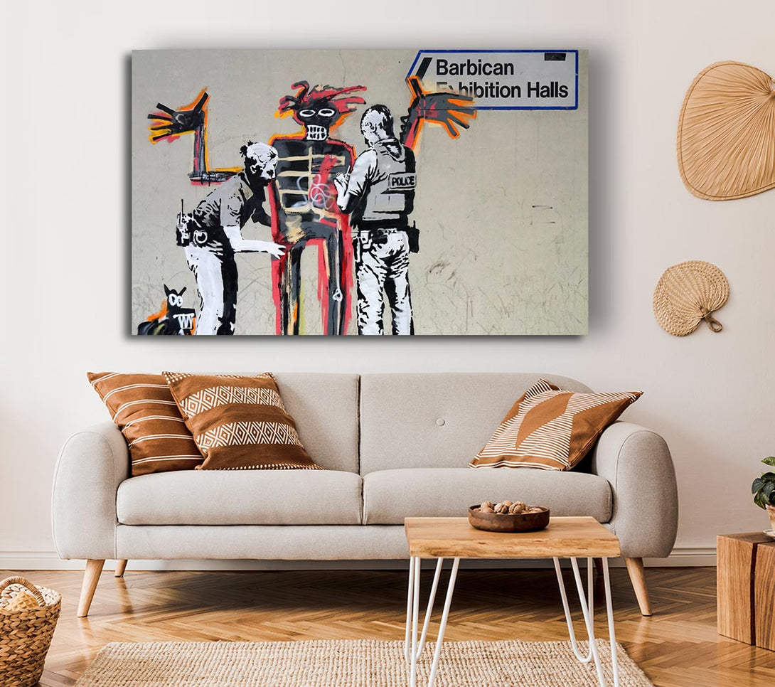 Picture of Barbican Exibition Canvas Print Wall Art