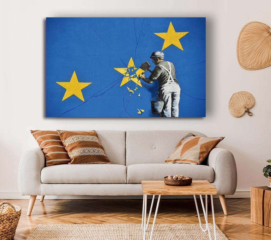 Picture of Euro Star Canvas Print Wall Art