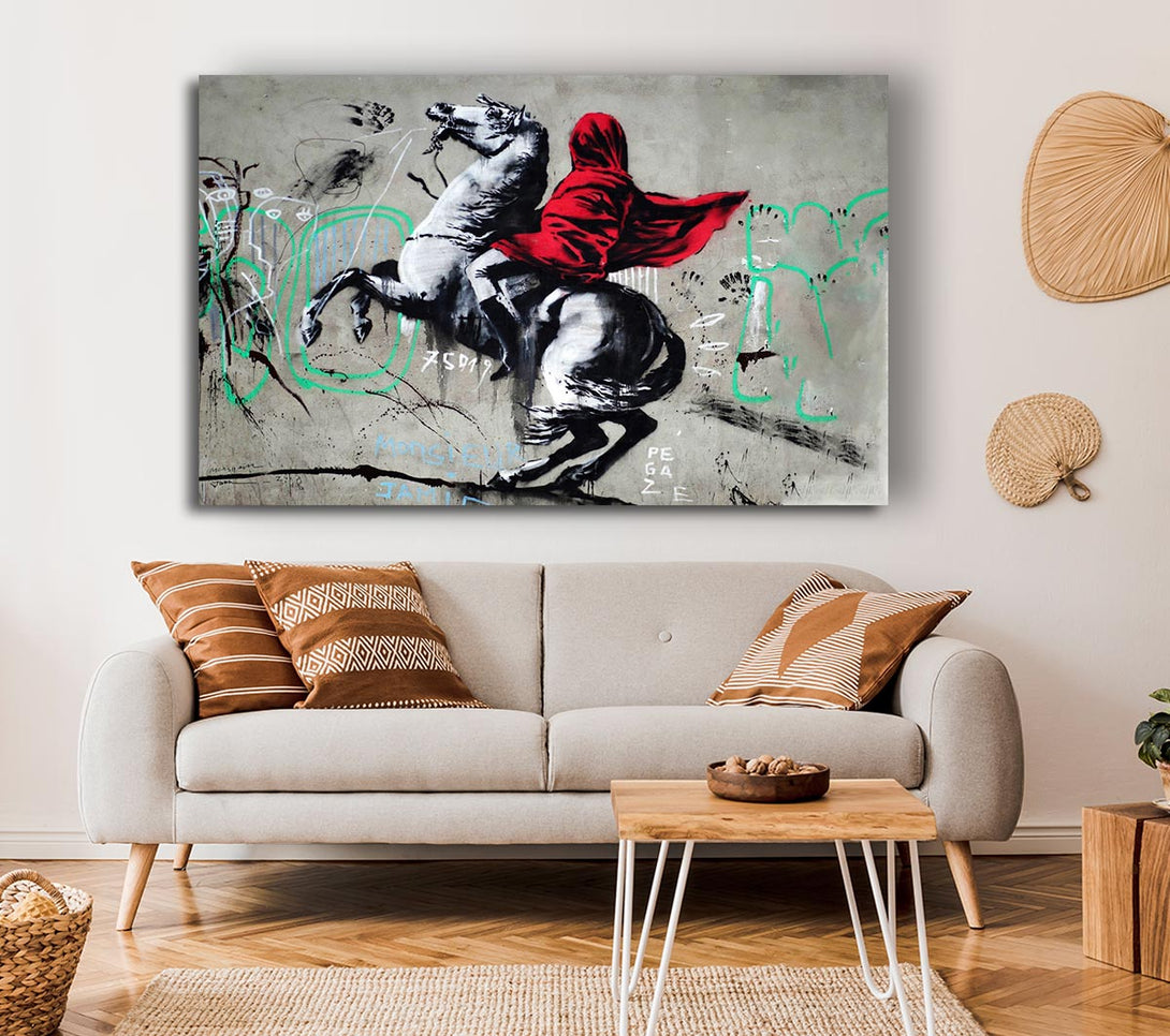 Picture of Graffiti In Paris Canvas Print Wall Art