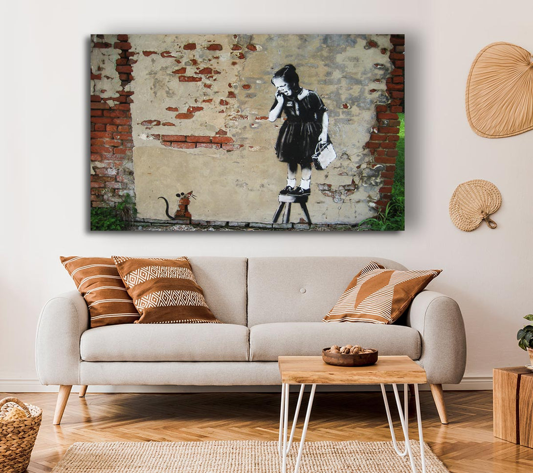 Picture of Red Riding Hood Spray Canvas Print Wall Art