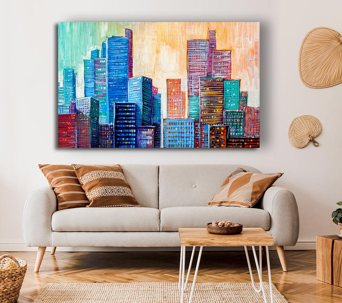 Picture of The Blues City Canvas Print Wall Art