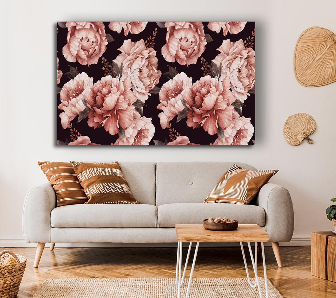 Picture of Pink Carnation Beauty Canvas Print Wall Art